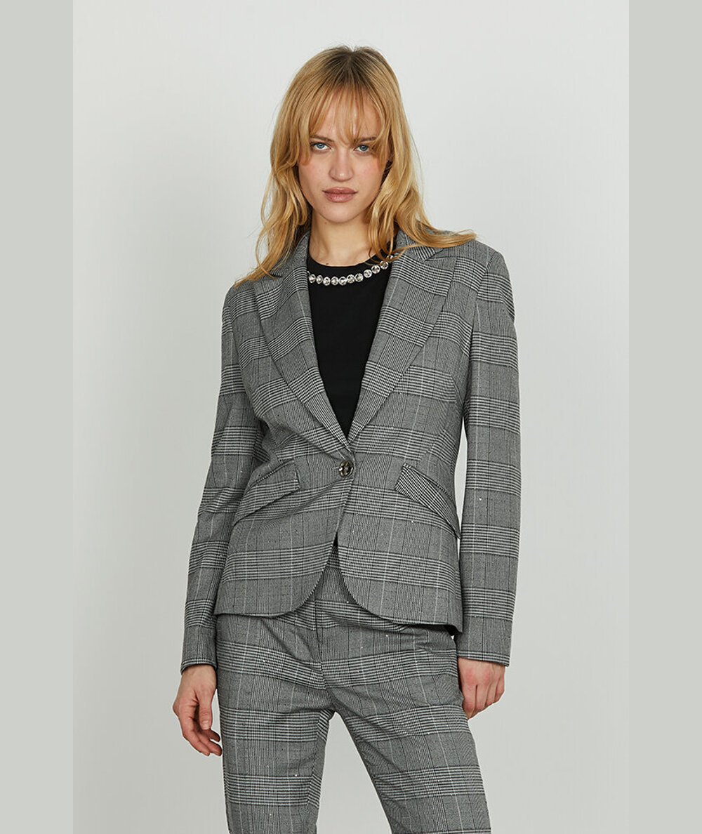 Giacca Donna Relish Skil_Qu Nera 1 Bottone - RDA2505091009