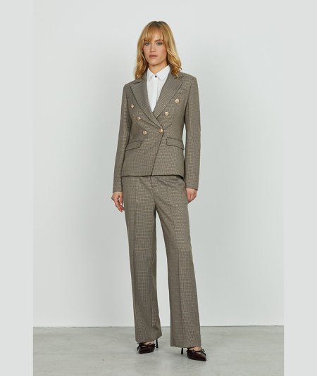 Pantaloni Donna Relish Castella_Pie Vita Alta Biscotto - RDA2507657038