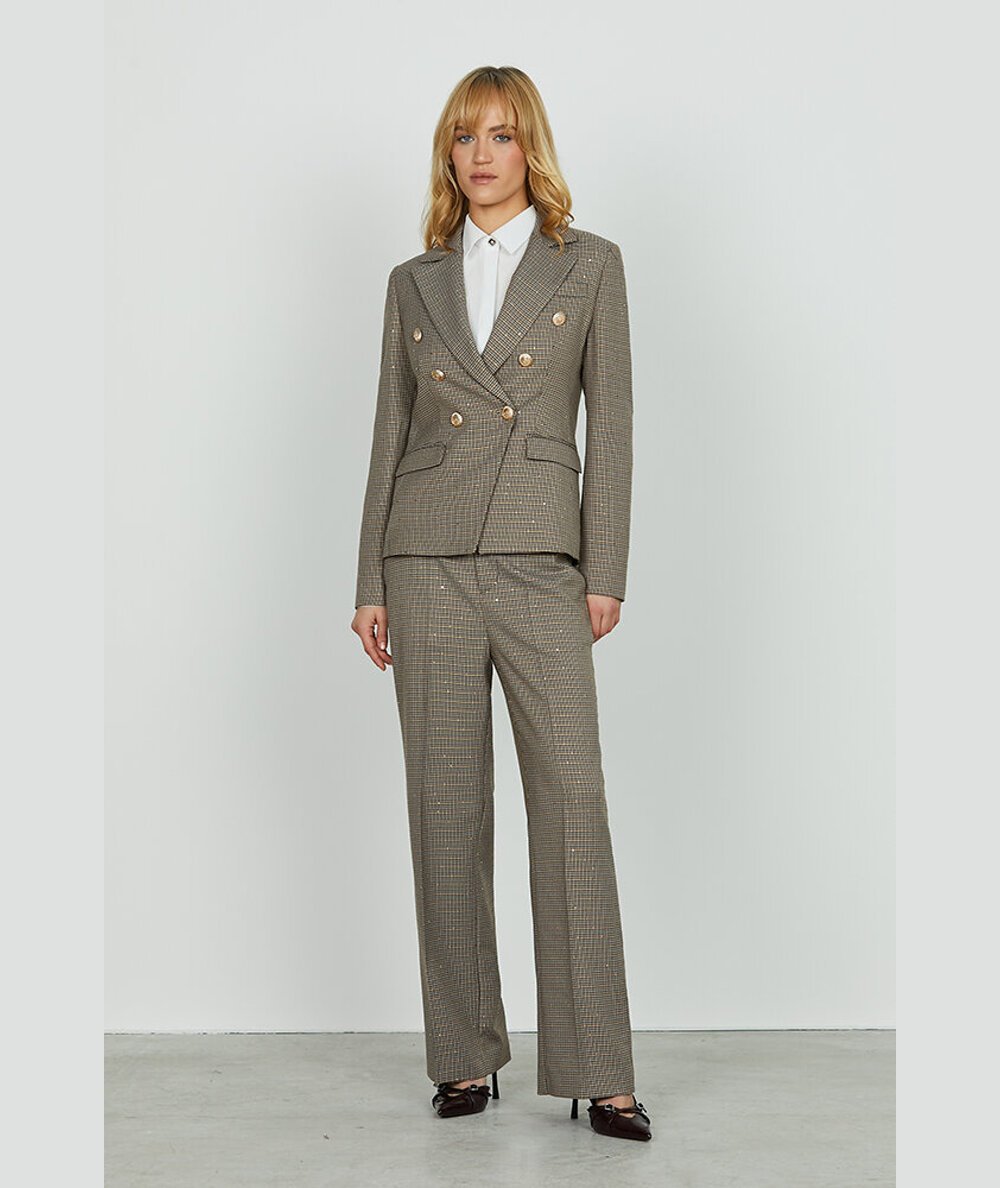 Pantaloni Donna Relish Castella_Pie Vita Alta Biscotto - RDA2507657038