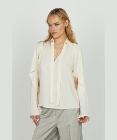 Blusa Donna Relish Manusar Avorio con Fusciacca - RCA2503009006