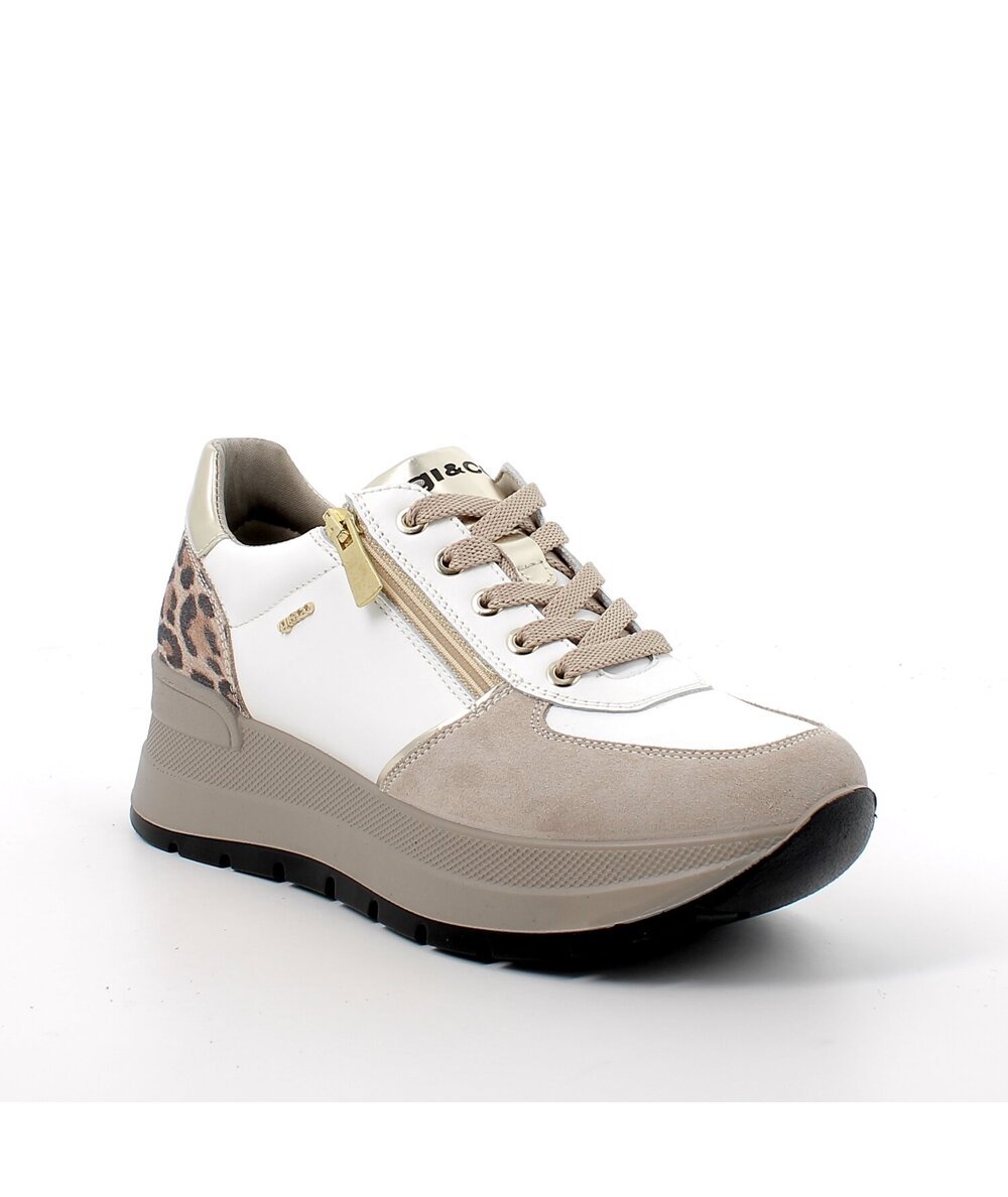 Sneakers IGI&CO Visone Bianco - Modello 86775