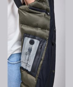 Piumino Uomo Gianni Lupo Nero - GL5068BD