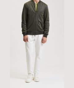 Giubbino Ecopelle Gianni Lupo Verde Militare - GL9715