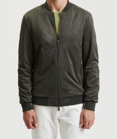 Giubbino Ecopelle Gianni Lupo Verde Militare - GL9715