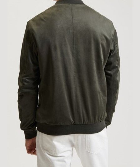 Giubbino Ecopelle Gianni Lupo Verde Militare - GL9715