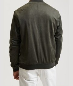 Giubbino Ecopelle Gianni Lupo Verde Militare - GL9715