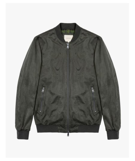 Giubbino Ecopelle Gianni Lupo Verde Militare - GL9715