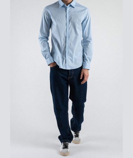 Camicia Uomo Collo Piccolo Gianni Lupo Verde Bosco - GL070DA