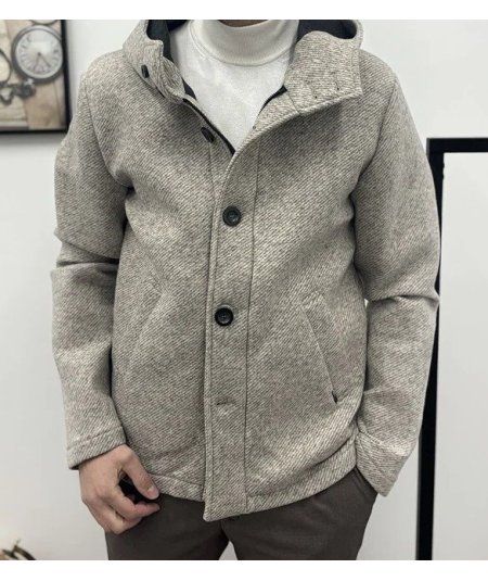 Cappotto Gianni Lupo Grigio Chiaro - GL5204BD