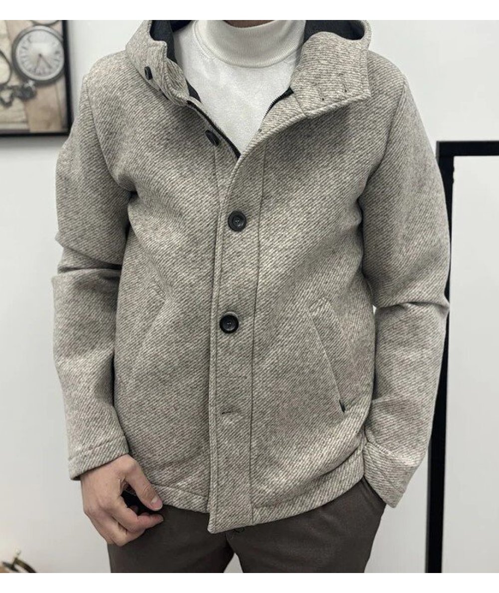 Cappotto Gianni Lupo Grigio Chiaro - GL5204BD