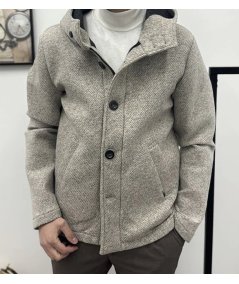 Cappotto Gianni Lupo Grigio Chiaro - GL5204BD