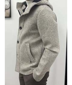 Cappotto Gianni Lupo Grigio Chiaro - GL5204BD