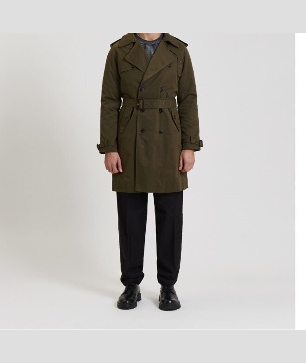 Trench Uomo Gianni Lupo Verde Militare - GL5207BD