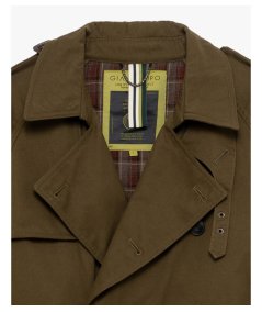 Trench Uomo Gianni Lupo Verde Militare - GL5207BD