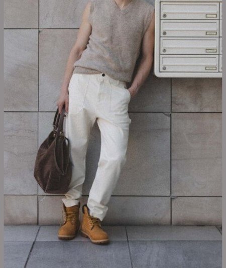 Pantalone Uomo Gianni Lupo Panna - GL5162BD