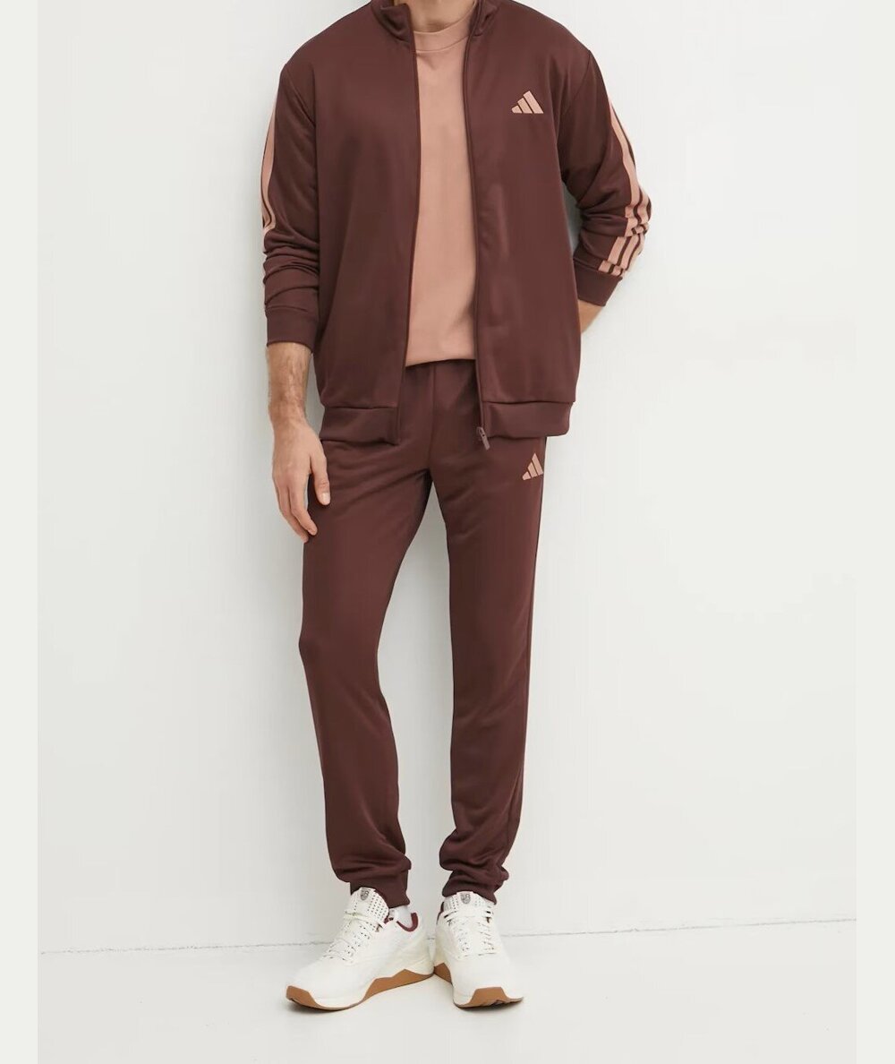 Tuta Adidas Essentials Uomo Rubino - JI8872