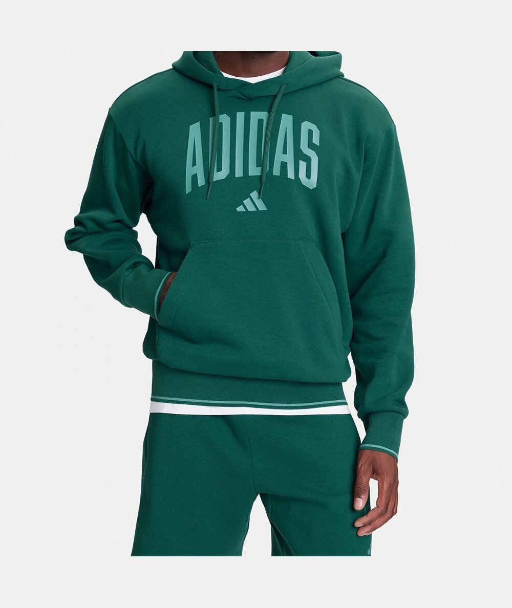 Felpa Adidas Casual Uomo Verde - KC3873