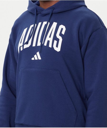 Felpa Adidas Logo Uomo Blu - KC3874