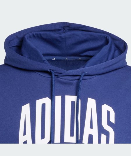 Felpa Adidas Logo Uomo Blu - KC3874