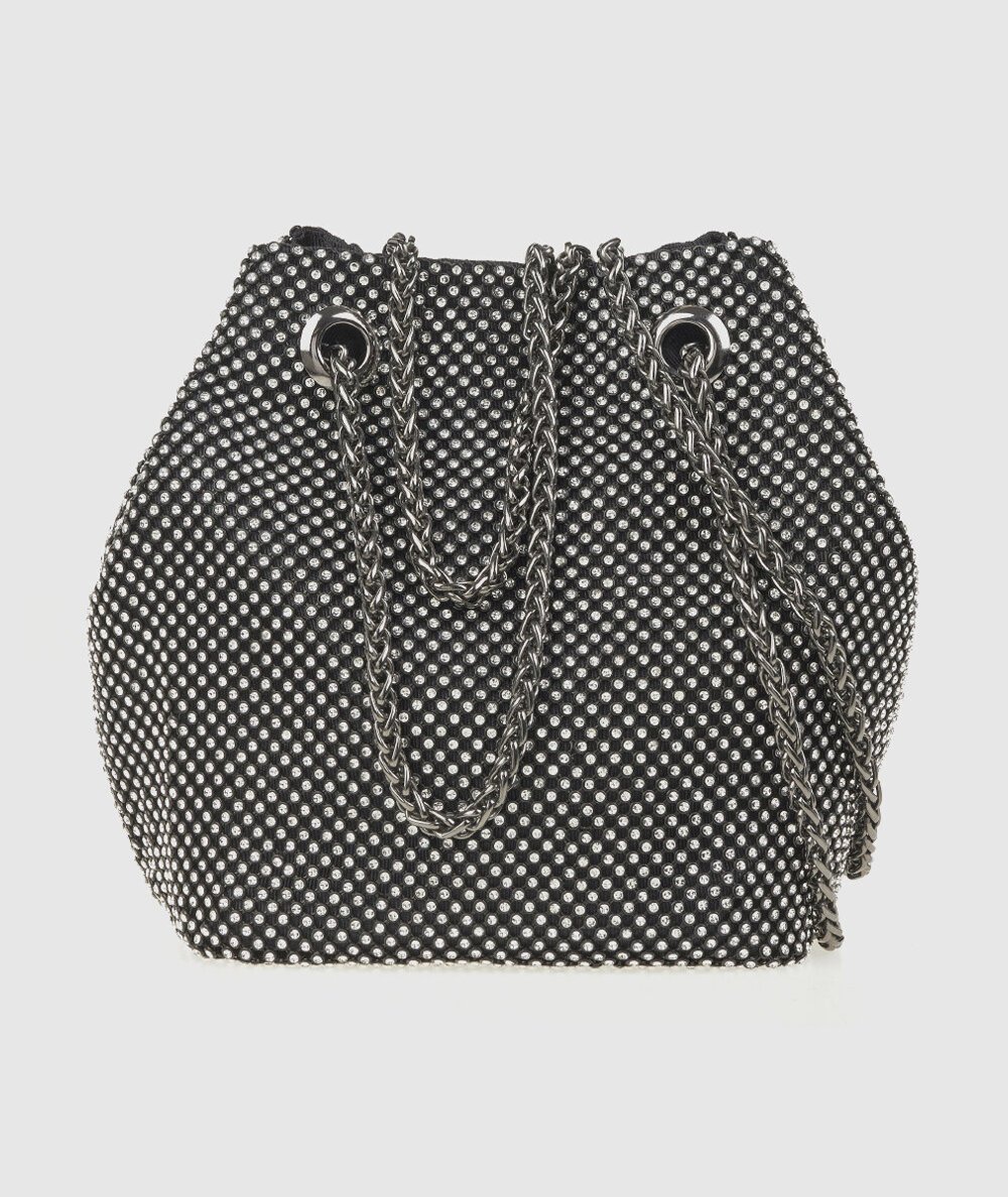 Pochette da Sera Nero Verde Fashion 01-0002016