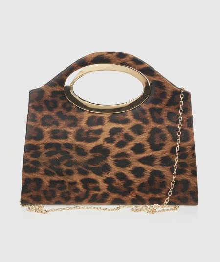 Pochette da Sera Maculata Verde Fashion 01-0002018