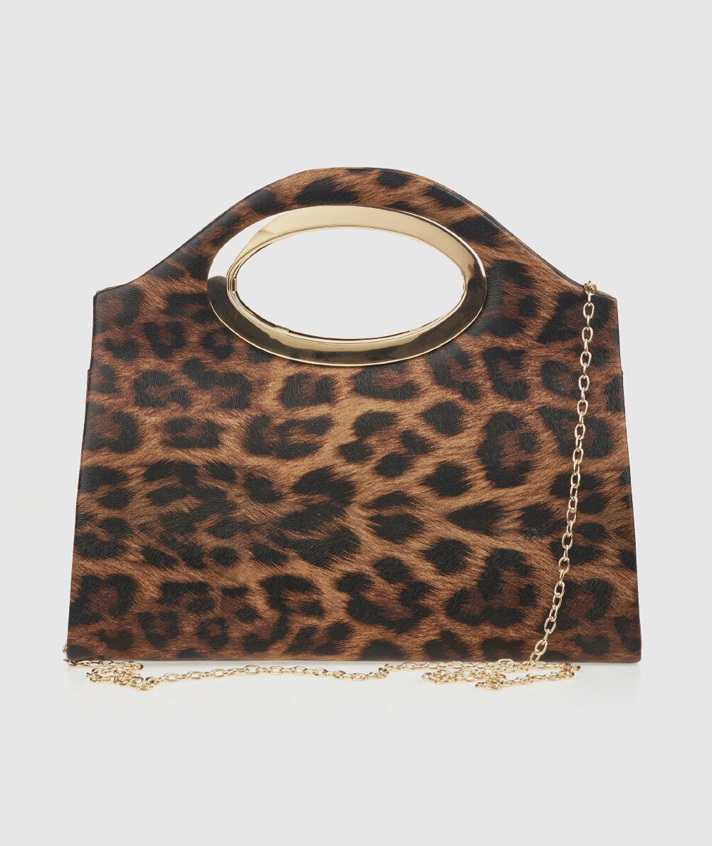 Pochette da Sera Maculata Verde Fashion 01-0002018