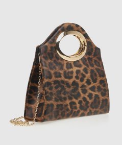 Pochette da Sera Maculata Verde Fashion 01-0002018