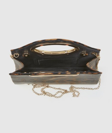 Pochette da Sera Maculata Verde Fashion 01-0002018