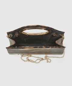 Pochette da Sera Maculata Verde Fashion 01-0002018