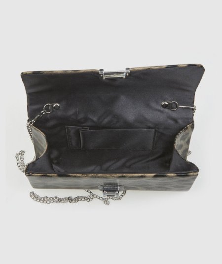 Pochette da Sera Nero Verde Fashion 01-0002022