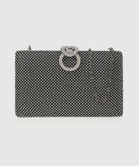 Pochette da Sera Nero Verde Fashion 01-0002023