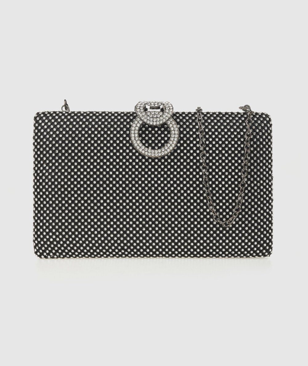 Pochette da Sera Nero Verde Fashion 01-0002023