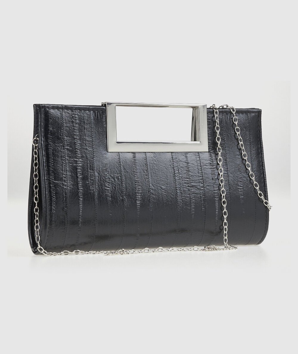 Pochette da Sera Nero Verde Fashion 01-0002044