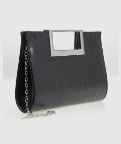 Pochette da Sera Nero Verde Fashion 01-0002044