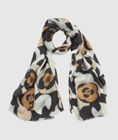 Scialle Nero Verde Fashion 03-0002504