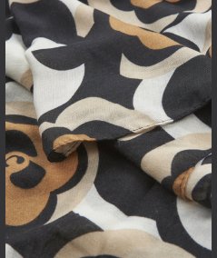 Scialle Nero Verde Fashion 03-0002504