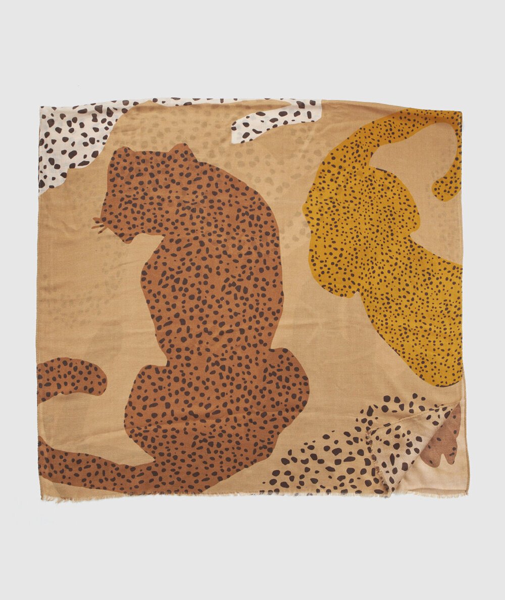 Scialle Cammello Verde Fashion 03-0002525