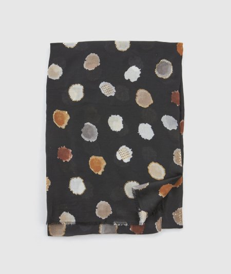 Scialle Nero Verde Fashion 03-0002527