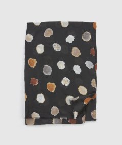 Scialle Nero Verde Fashion 03-0002527