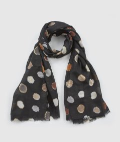 Scialle Nero Verde Fashion 03-0002527