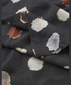 Scialle Nero Verde Fashion 03-0002527