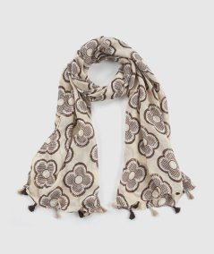 Scialle Nero Verde Fashion 03-0002533