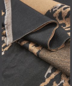 Sciarpa Marrone Verde Fashion 06-0001344