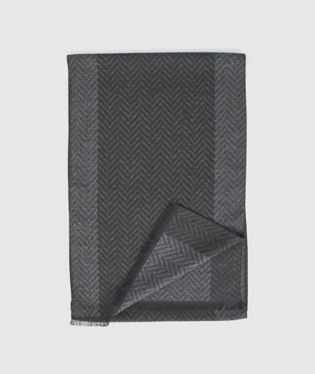 Sciarpa Uomo Nero Verde Fashion 59-0000101