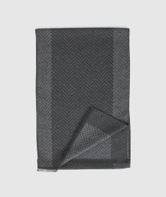 Sciarpa Uomo Nero Verde Fashion 59-0000101