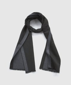 Sciarpa Uomo Nero Verde Fashion 59-0000105