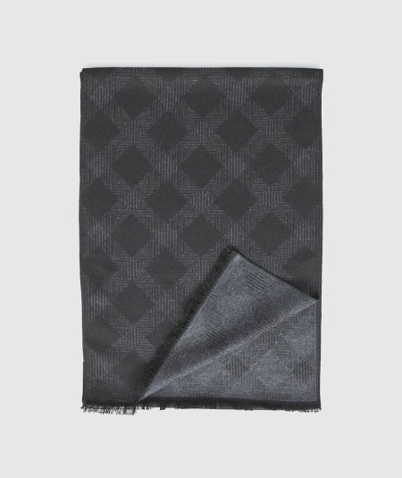 Sciarpa Uomo Nero Verde Fashion 59-0000111