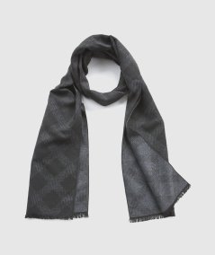 Sciarpa Uomo Nero Verde Fashion 59-0000111