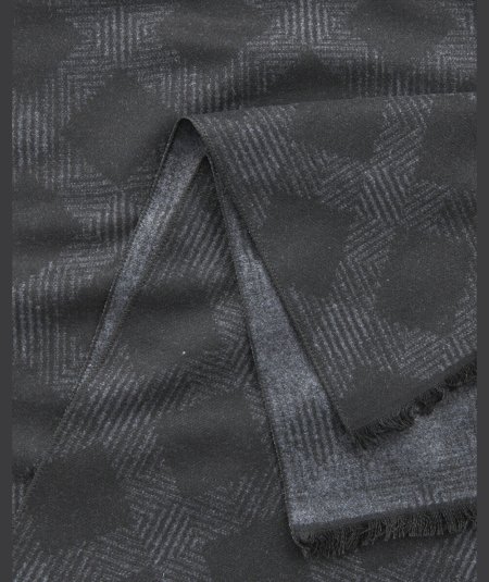 Sciarpa Uomo Nero Verde Fashion 59-0000111