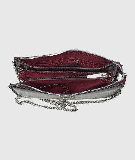 Tracolla Verde 16-0008085 Nero - Crossbody Borsa Crossbody Nero Verde. La tracol